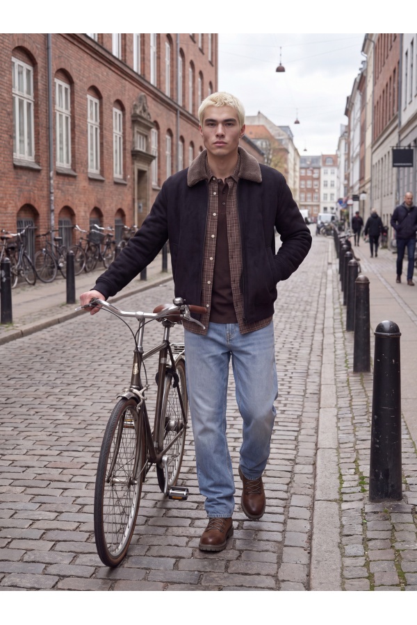 Bombers Suédine Black Beauty JPRCCLUKE Jack&Jones - 1 | MÄNNER